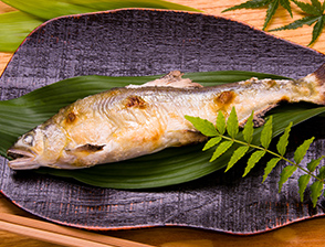 あゆ塩焼き
